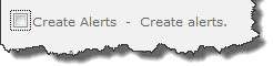 Create Alerts