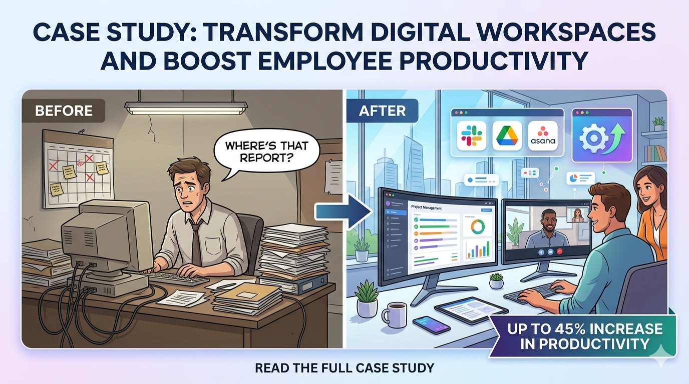Case study: Transform Digital Workspaces and Boost Employee Productivity