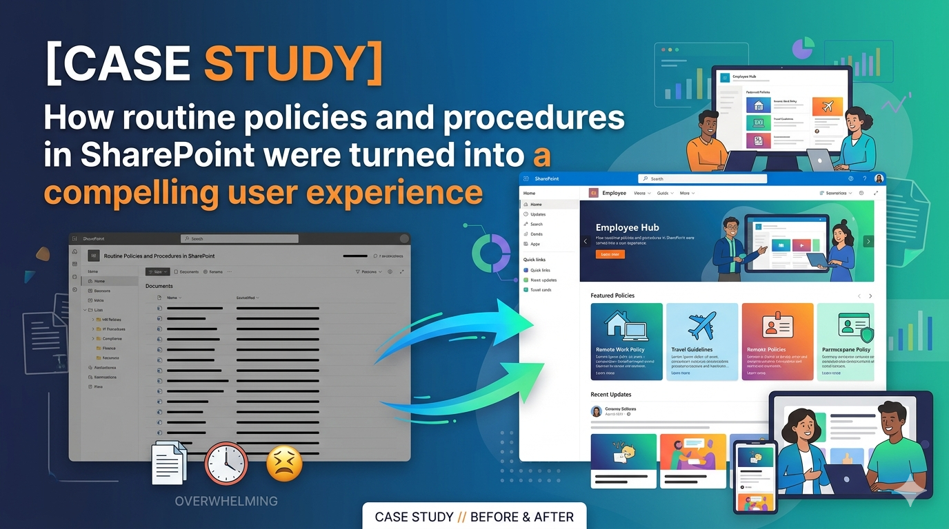 [CASE STUDY] How routine policies and procedures in SharePoint were turned into a compelling user experience