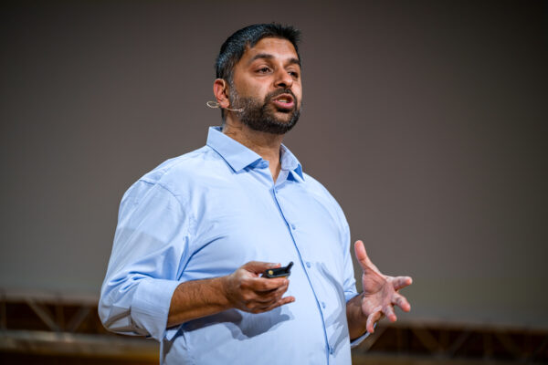 Nirav Shah - on main stage speaking