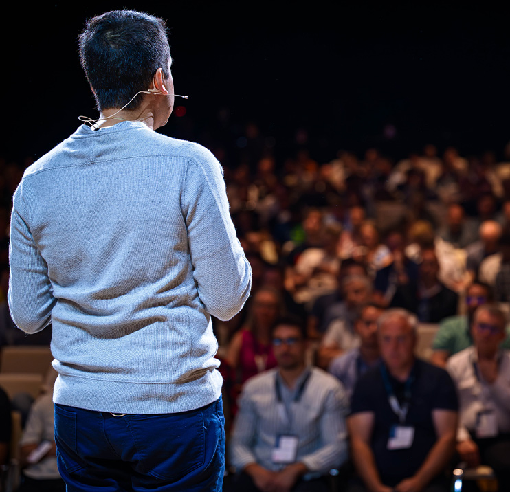 EPPC Keynote Speaker presenting in front of an audience